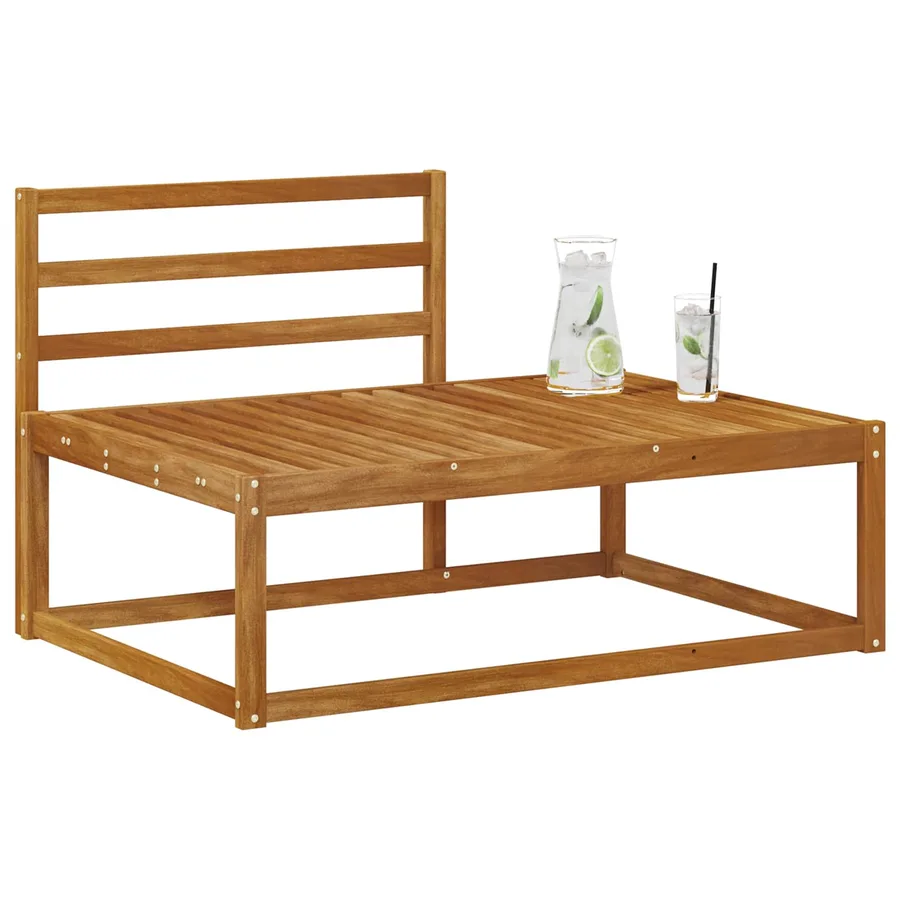 Canapé d'extérieur extrémité Naturel 115 x 83 x 73 cm - 3