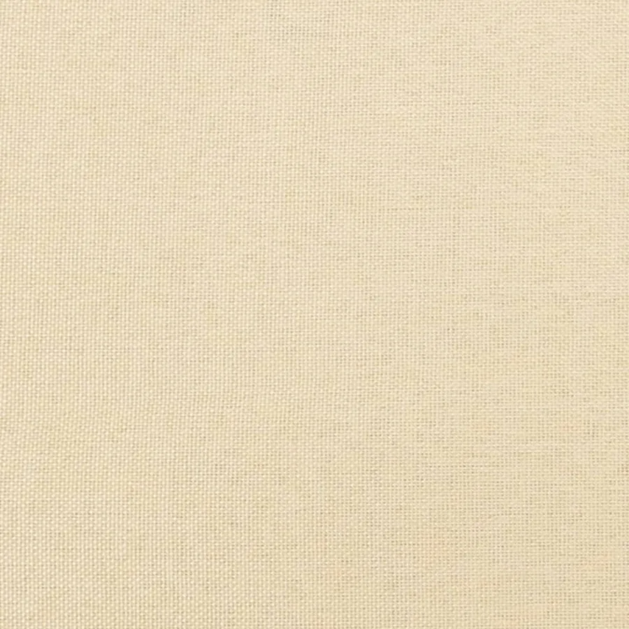 Chaise de relaxation avec repose-pied Crème Tissu - 9