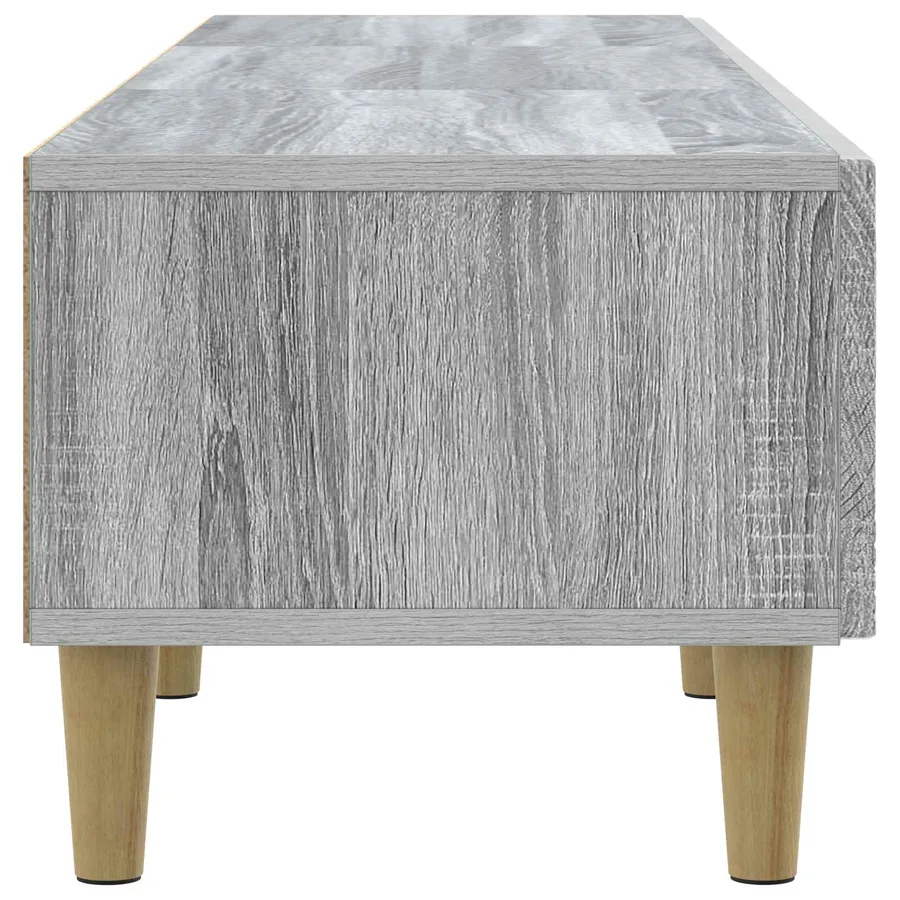 Meuble TV 147 x 34,5 x 30 cm Sonoma gris Bois d'ingénierie - 6