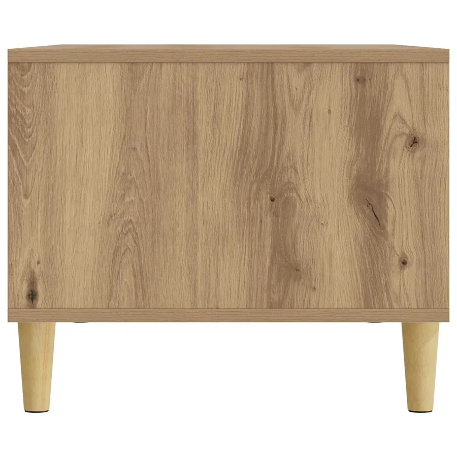 Table basse Chêne artisanal 90 x 50 x 40 cm Bois d'ingénierie - 6