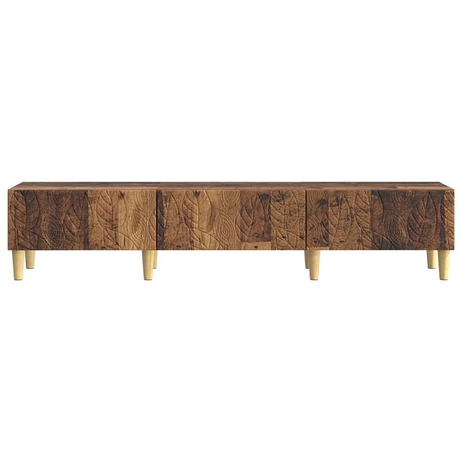 Meuble TV 147 x 34,5 x 30 cm Bois ancien Bois d'ingénierie - 5