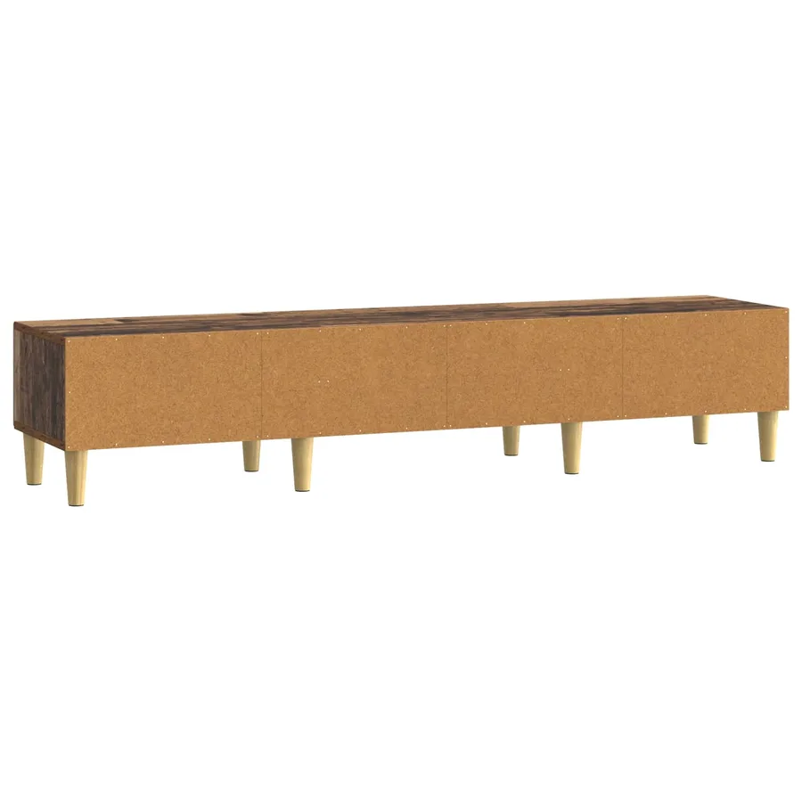 Meuble TV 147 x 34,5 x 30 cm Bois ancien Bois d'ingénierie - 7
