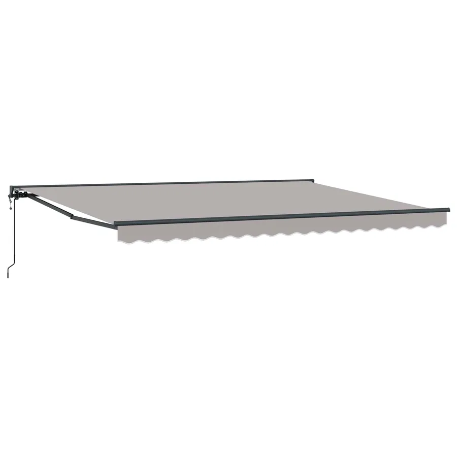 Auvent rétractable électrique Gris clair et anthracite - 2