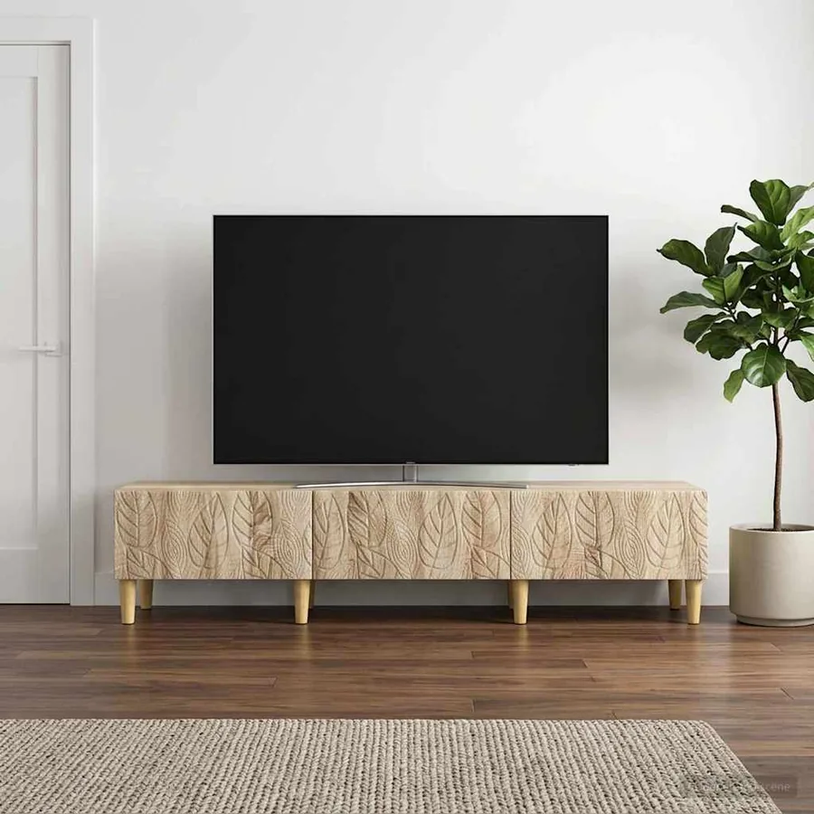 Meuble TV 147 x 34,5 x 30 cm Chêne Sonoma Bois d'ingénierie