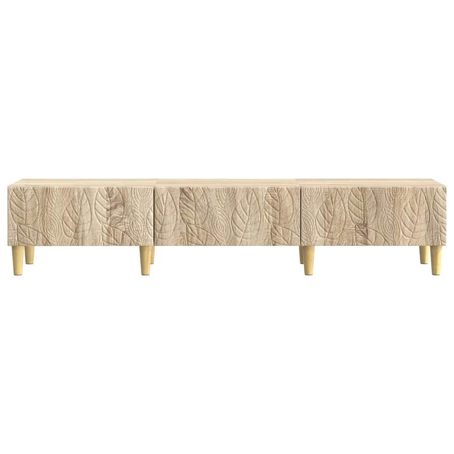 Meuble TV 147 x 34,5 x 30 cm Chêne Sonoma Bois d'ingénierie - 5