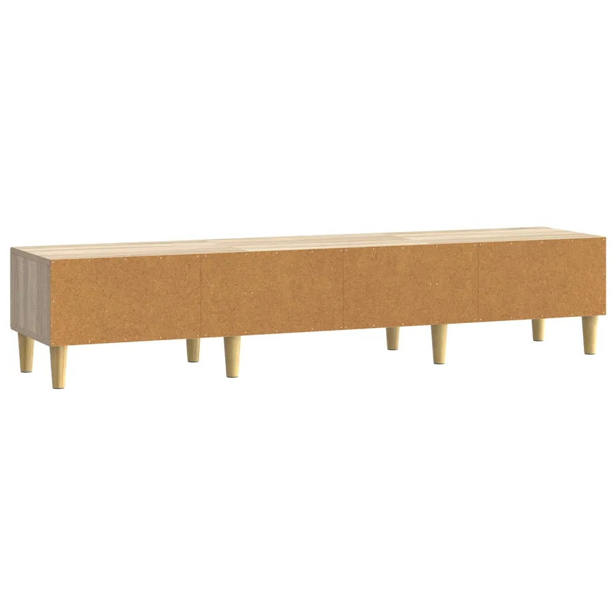 Meuble TV 147 x 34,5 x 30 cm Chêne Sonoma Bois d'ingénierie - 7