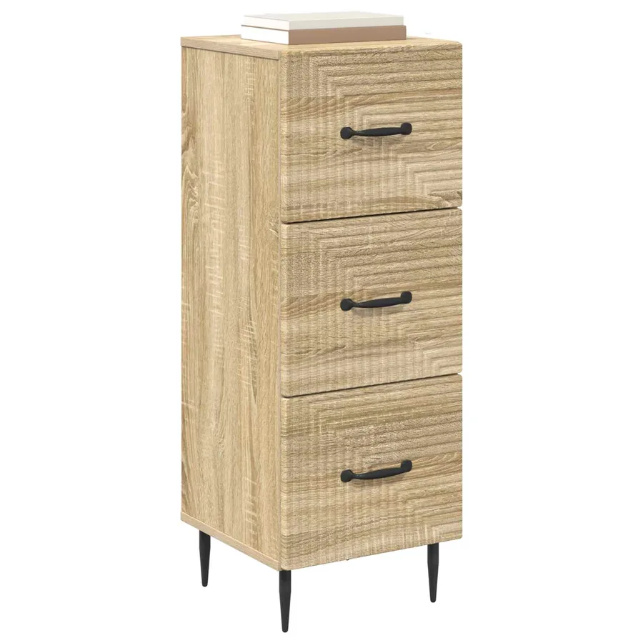 Armoire à tiroirs Chêne Sonoma 33 x 34,5 x 89,5 cm - 3