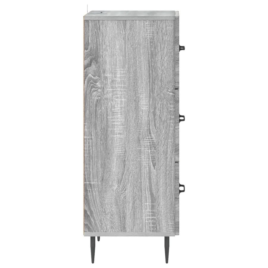 Armoire à tiroirs Sonoma gris 33 x 34,5 x 89,5 cm - 7