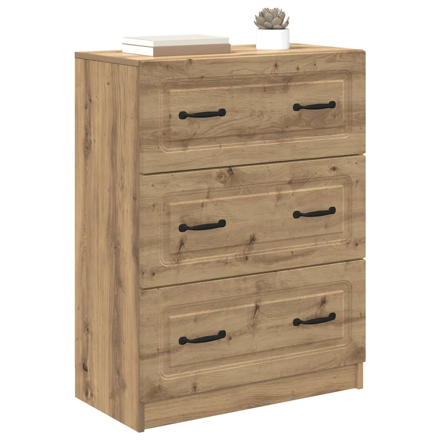 Armoire à tiroirs 66 x 34,5 x 87 cm Bois d'ingénierie - 3