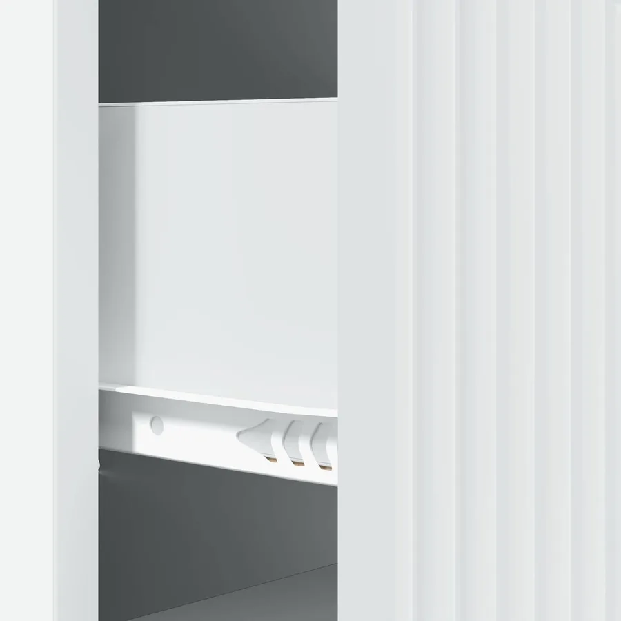 Armoire à tiroirs Blanc 33 x 34,5 x 89,5 cm Bois d'ingénierie - 8