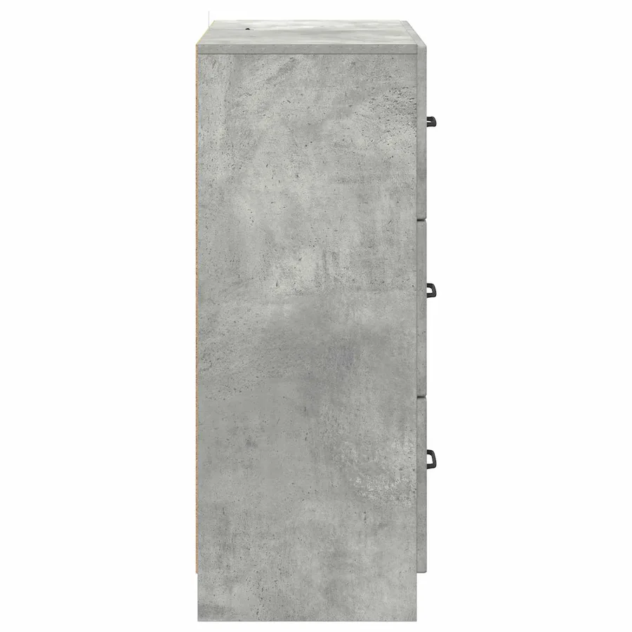 Armoire à tiroirs Gris béton 66 x 34,5 x 87 cm - 7