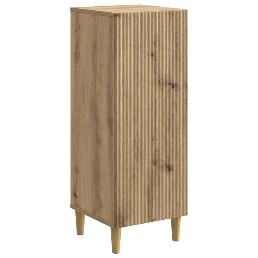 Buffet Chêne artisanal 33 x 34,5 x 90 cm Bois d'ingénierie - 2