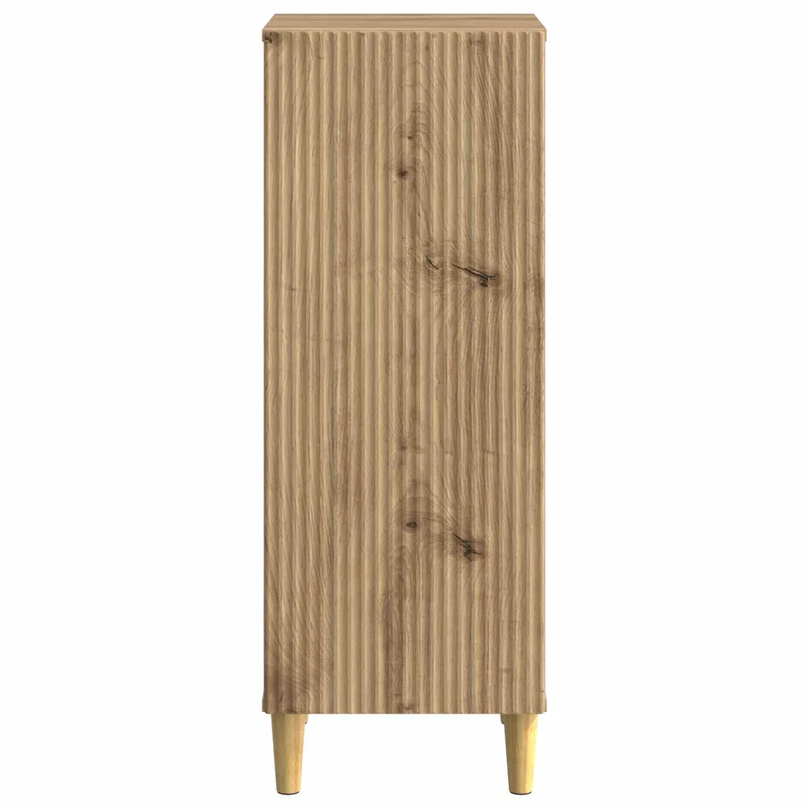 Buffet Chêne artisanal 33 x 34,5 x 90 cm Bois d'ingénierie - 6