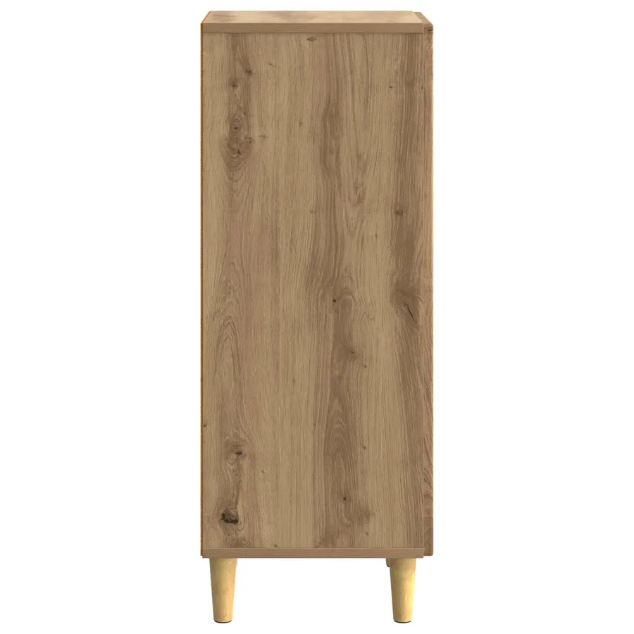 Buffet Chêne artisanal 33 x 34,5 x 90 cm Bois d'ingénierie - 7