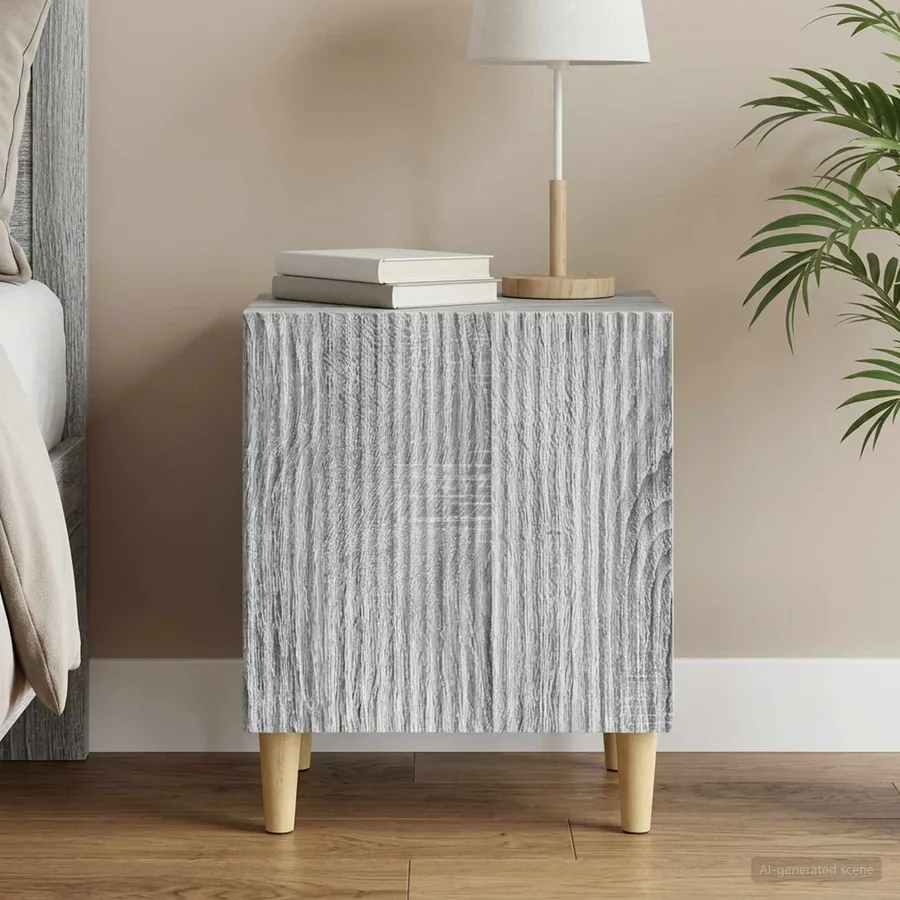 Cabinet de chevet Sonoma gris 43 x 34,5 x 50 cm