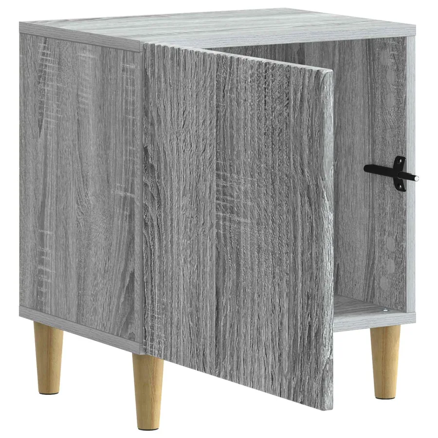 Cabinet de chevet Sonoma gris 43 x 34,5 x 50 cm - 4