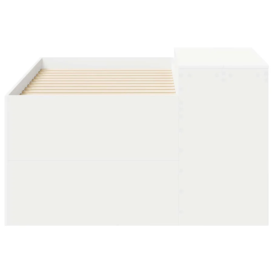 Lit haut pour enfants avec bureau Blanc 80 x 160 cm - 4