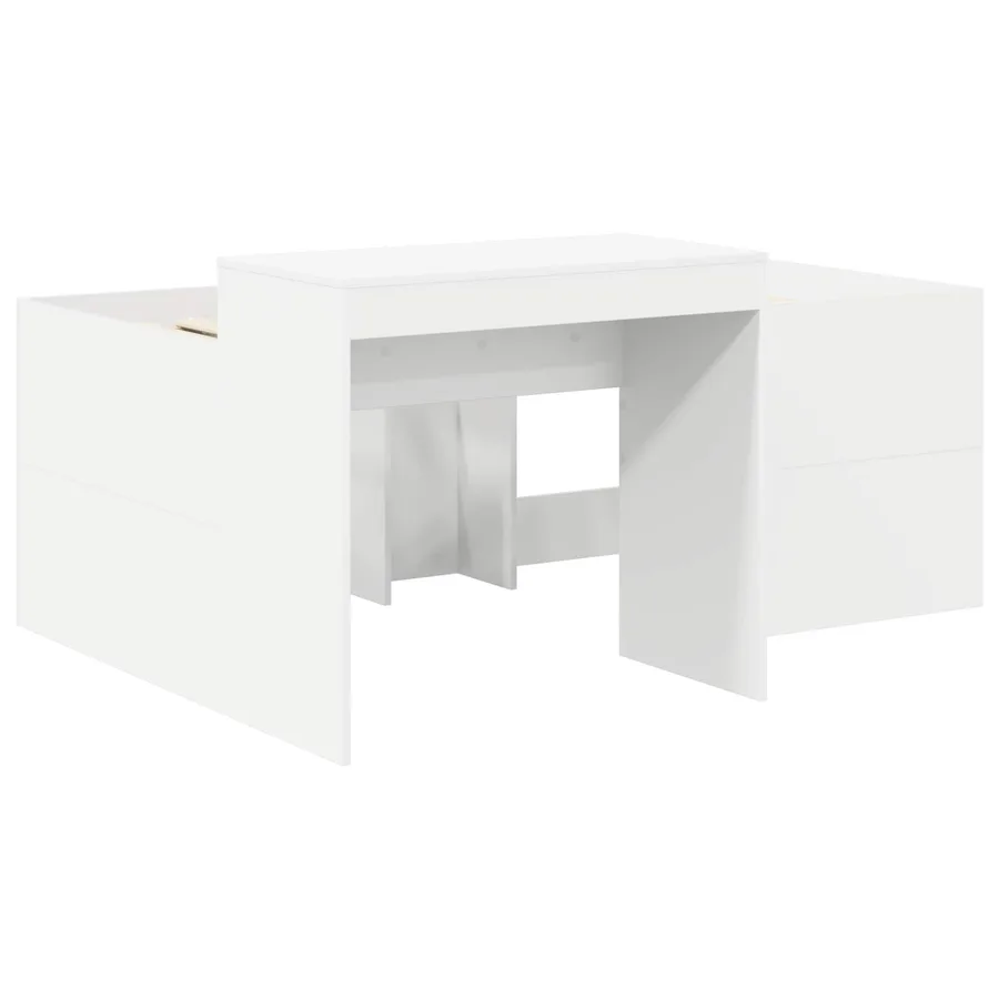 Lit avec Tunnel 3 pc Chêne Artisanal et Bleu Clair - 4