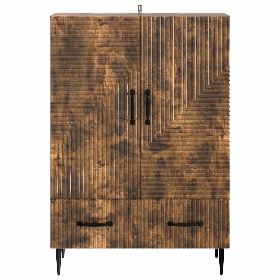 Buffet Chêne fumé 66 x 34,5 x 95 cm Bois d'ingénierie - 5