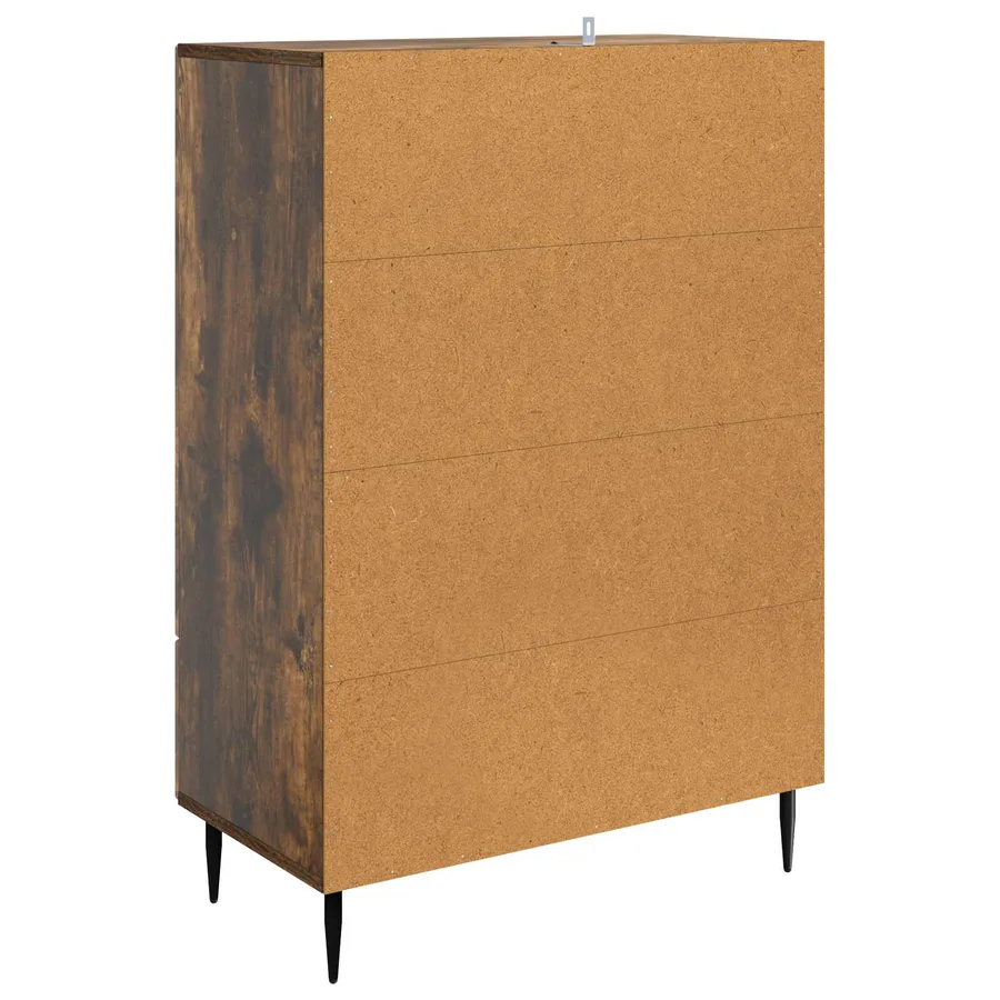 Buffet Chêne fumé 66 x 34,5 x 95 cm Bois d'ingénierie - 7