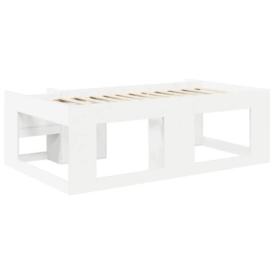 Cadre de lit pour enfants avec rangement Blanc 90 x 190 cm - 5