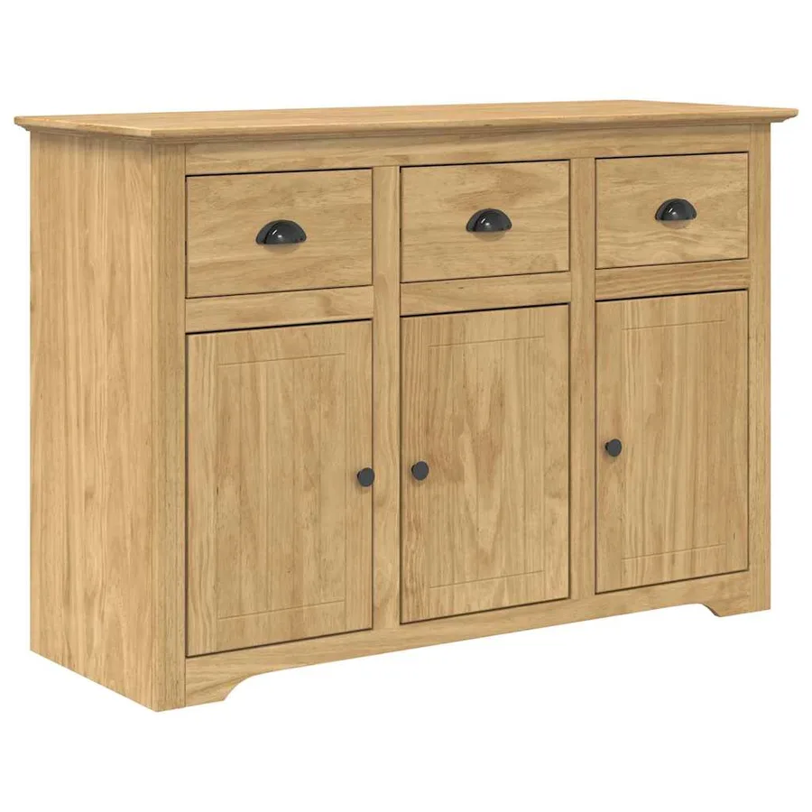 Buffet BODO Marron miel 115,5 x 44 x 80 cm Bois d'ingénierie - 2