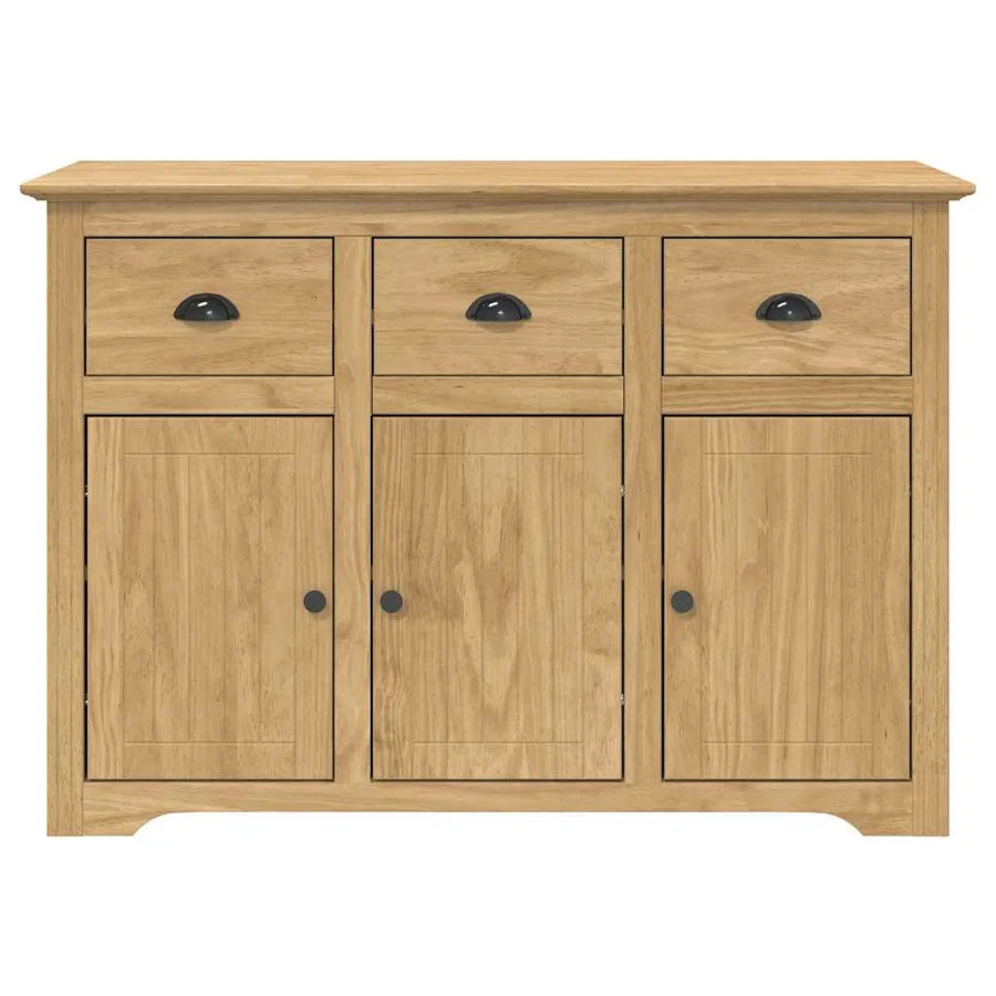 Buffet BODO Marron miel 115,5 x 44 x 80 cm Bois d'ingénierie - 4