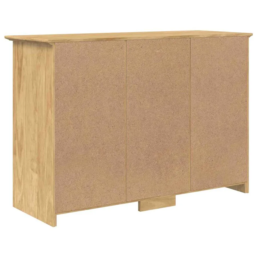 Buffet BODO Marron miel 115,5 x 44 x 80 cm Bois d'ingénierie - 6