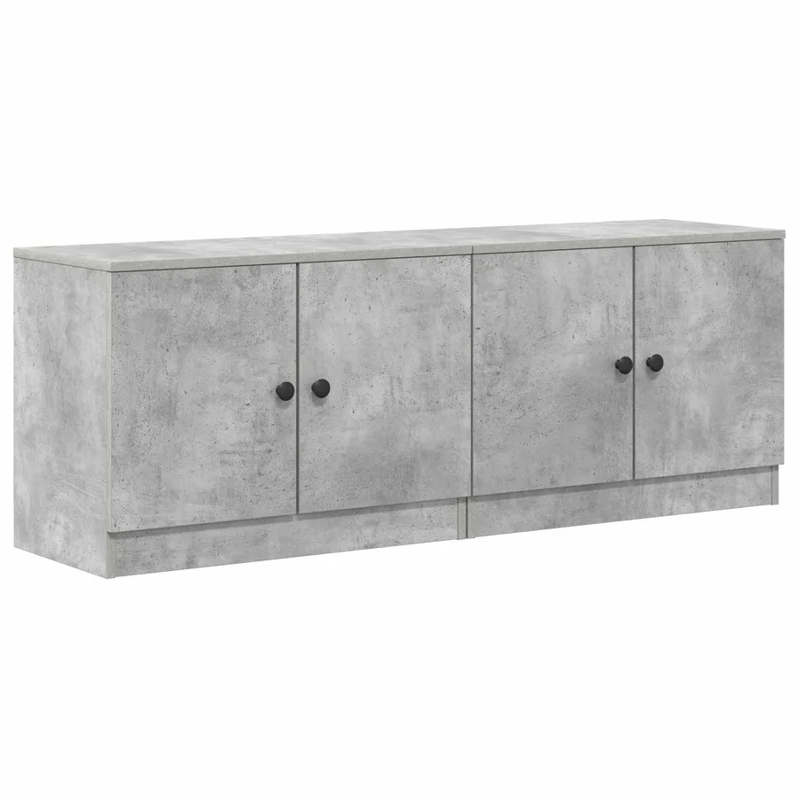 Armoire de rangement pour lit mezzanine 2 pc Gris béton - 2