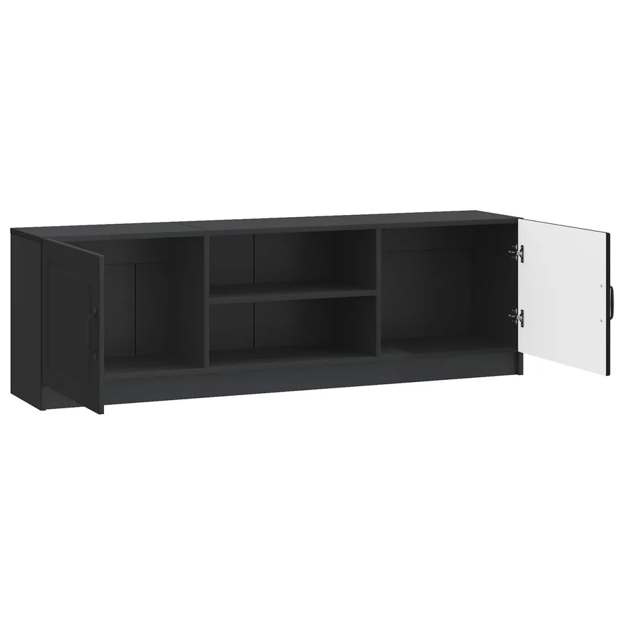 Meuble TV Noir 150 x 31 x 47 cm Bois d'ingénierie - 5