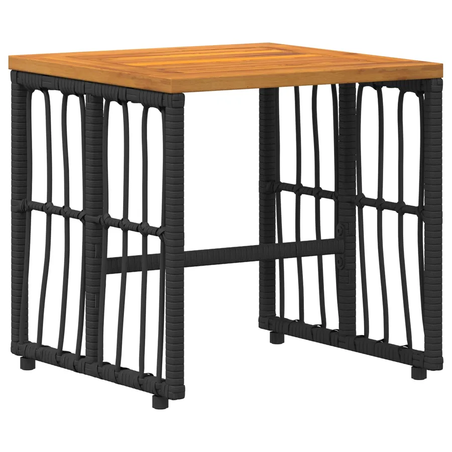 Ensemble de meubles d'extérieur 3 pcs Noir et Gris foncé - 7