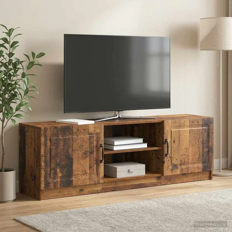 Meuble TV Bois ancien 150 x 31 x 47 cm Bois d'ingénierie - 4