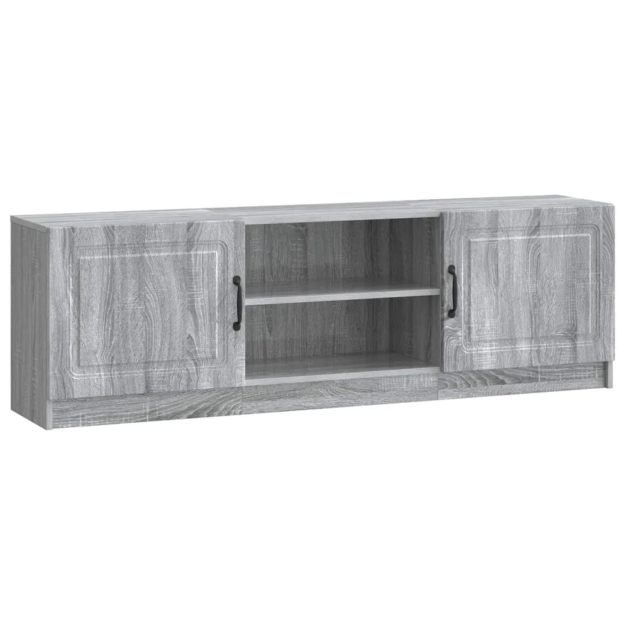Meuble TV Sonoma gris 150 x 31 x 47 cm Bois d'ingénierie - 2
