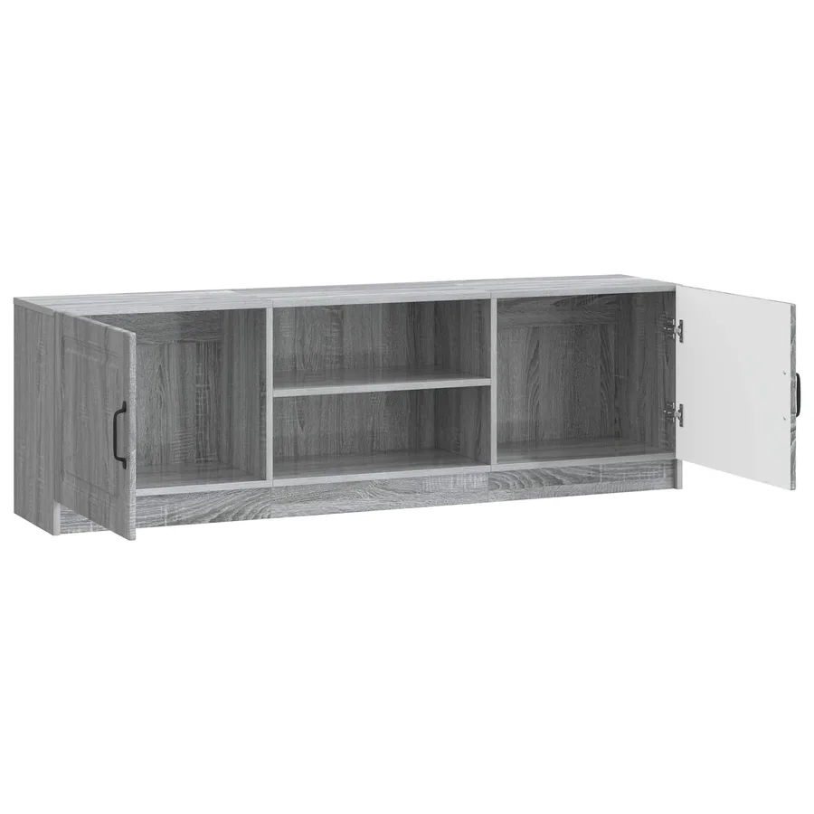 Meuble TV Sonoma gris 150 x 31 x 47 cm Bois d'ingénierie - 5