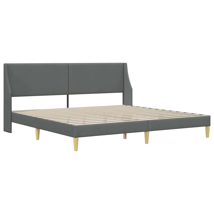 Cadre de lit avec matelas avec tête de lit Polyester - 4
