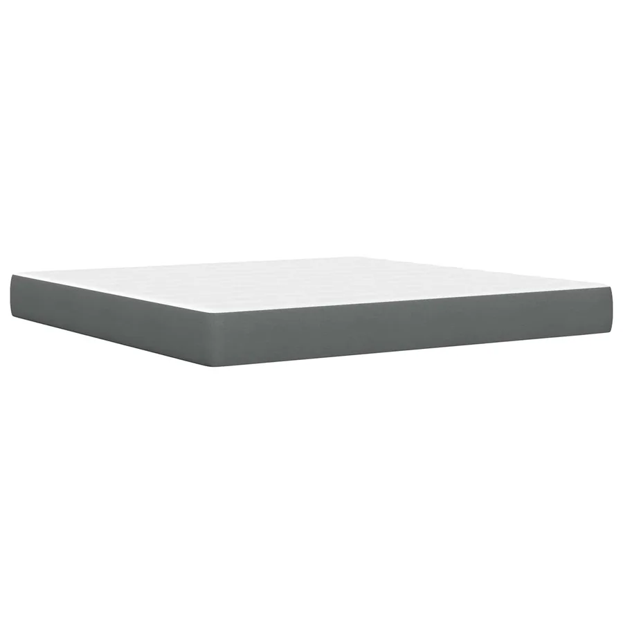 Cadre de lit avec matelas avec tête de lit Polyester - 5