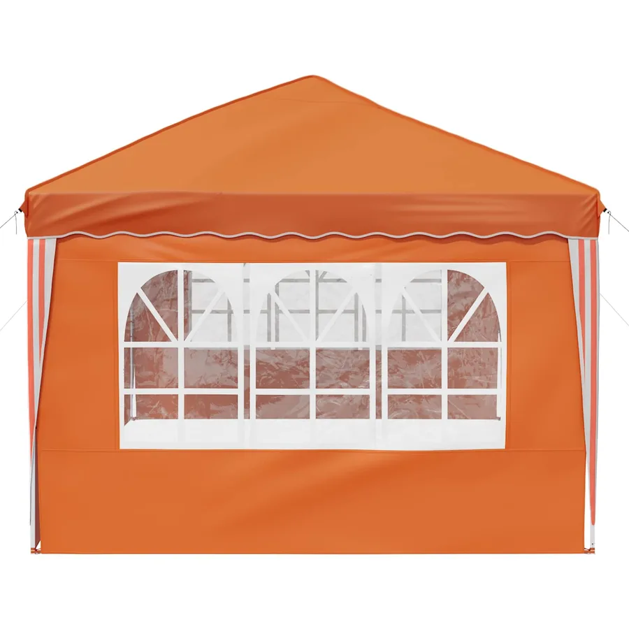 Tente de fête pop-up 575 x 289 x 245 cm Orange - 6