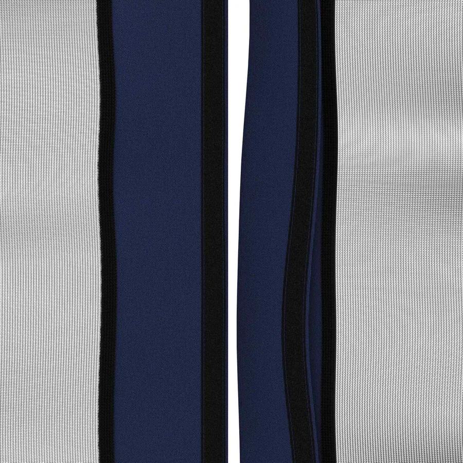 Housse de tonnelle avec murs latéraux 6 x 3 m Bleu Polyester - 7