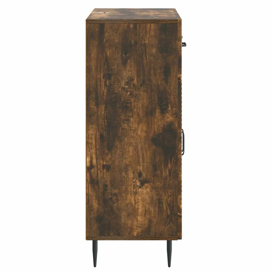 Buffet Chêne fumé 66 x 34,5 x 89,5 cm Bois d'ingénierie - 7