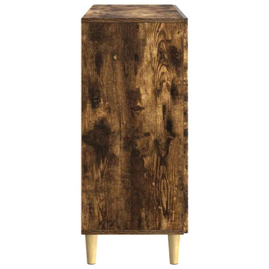 Buffet Chêne fumé 89 x 34,5 x 80 cm Bois d'ingénierie - 6