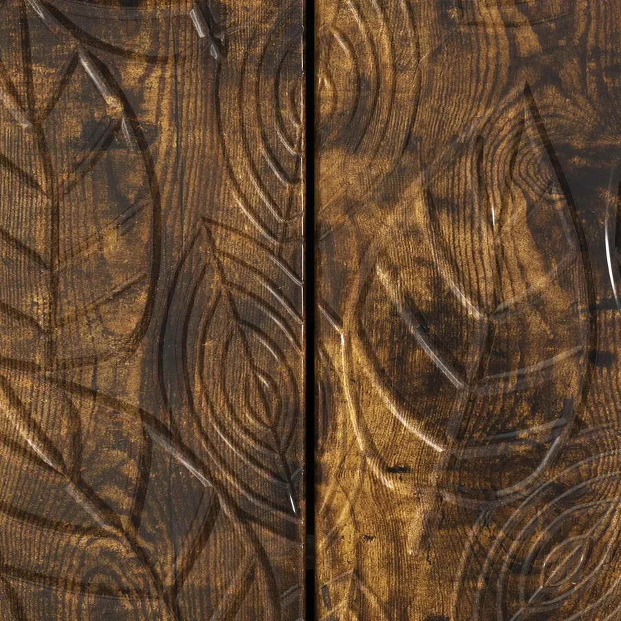 Buffet Chêne fumé 89 x 34,5 x 80 cm Bois d'ingénierie - 9