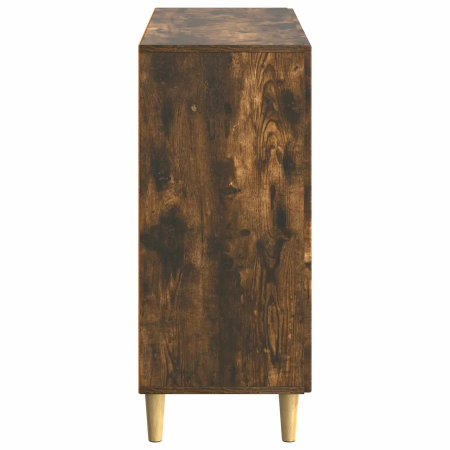 Buffet Chêne fumé 89 x 34,5 x 80 cm Bois d'ingénierie - 7