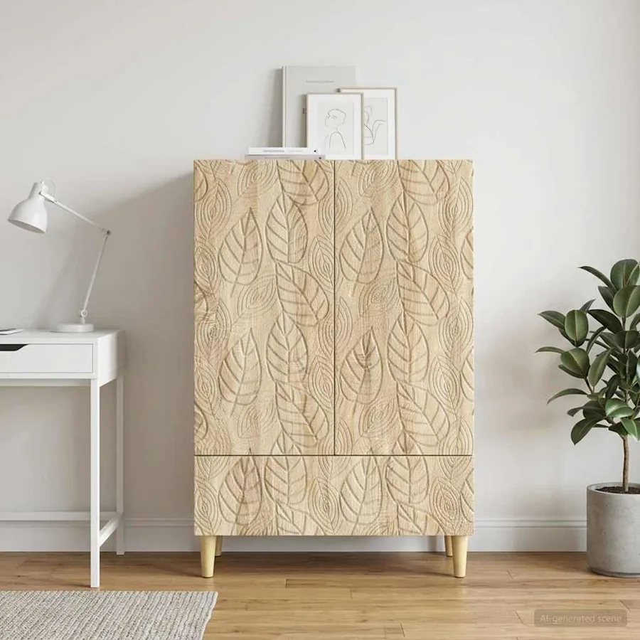Buffet Chêne Sonoma 66 x 34,5 x 95 cm Bois d'ingénierie - 3