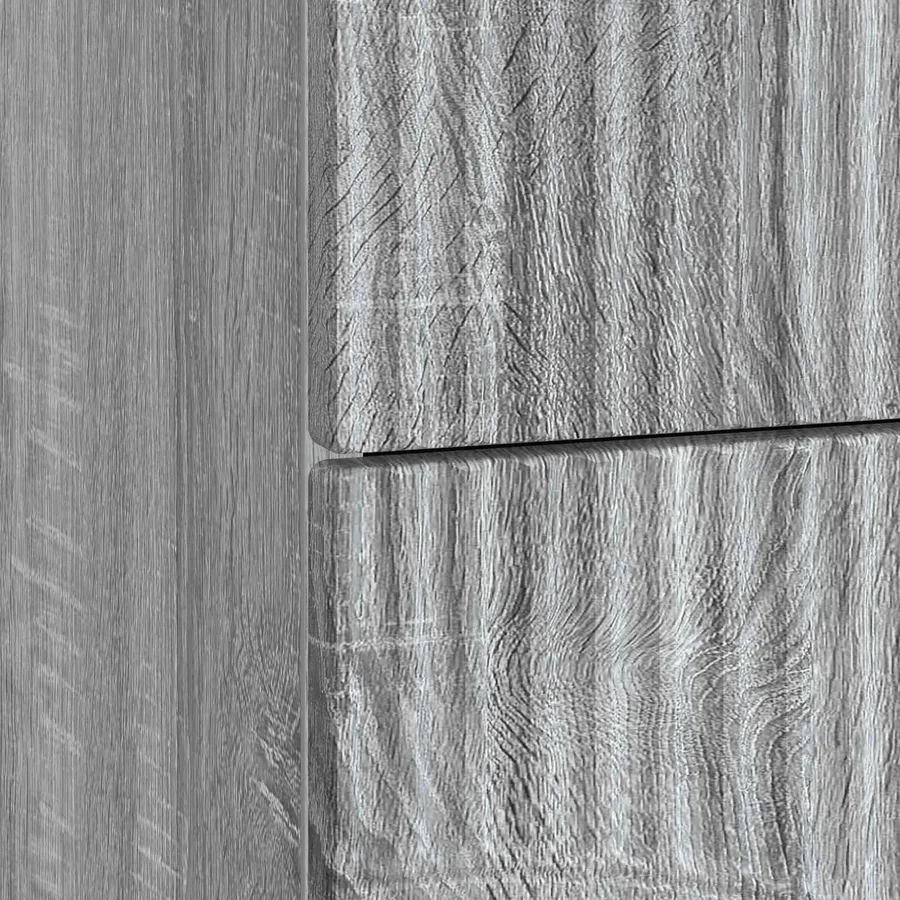 Cabinet de chevet 2 pcs Sonoma gris 43 x 34,5 x 44,5 cm - 8