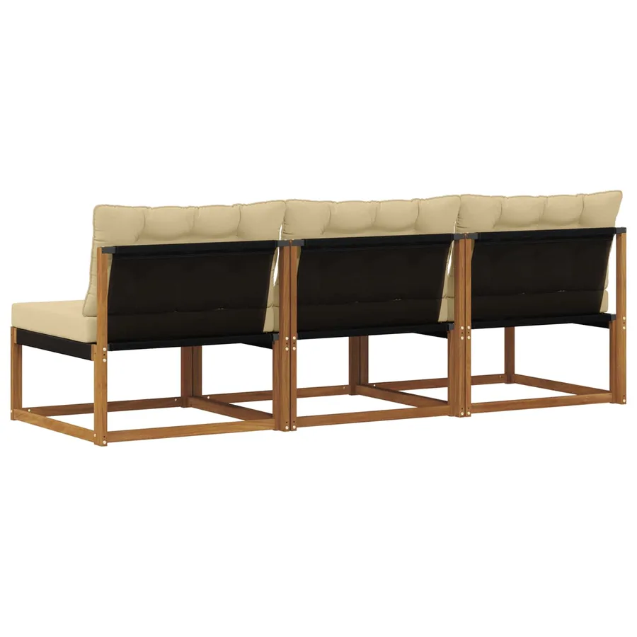3 Pièce Sofa de milieu extérieur - 6