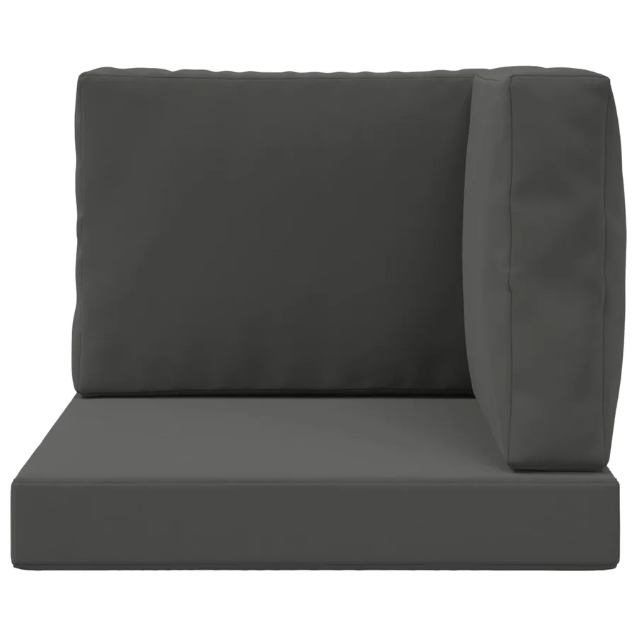 Coussin de canapé d'extérieur 3 pcs Anthracite Polyester - 6