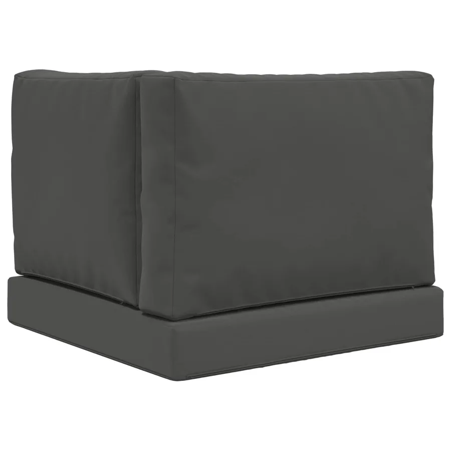 Coussin de canapé d'extérieur 3 pcs Anthracite Polyester - 7