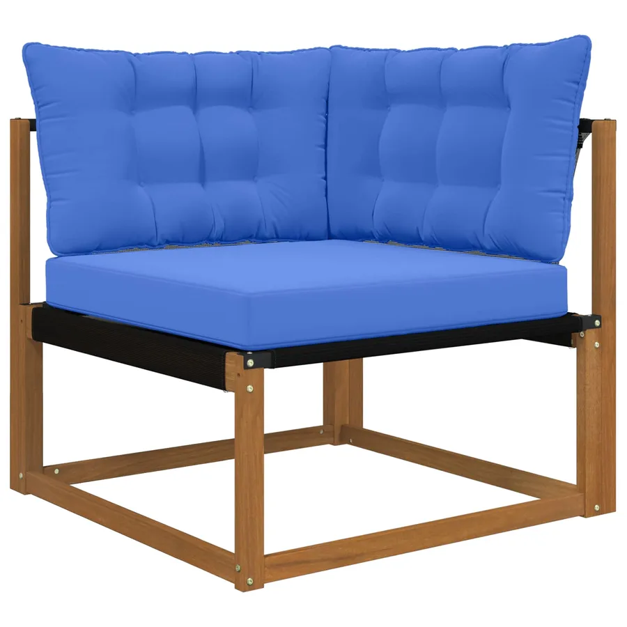 Coussin de canapé d'extérieur Polyester Bleu royal - 3