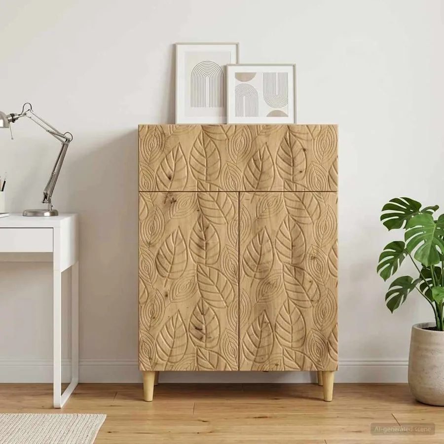 Buffet Chêne artisanal 66 x 34,5 x 90 cm Bois d'ingénierie