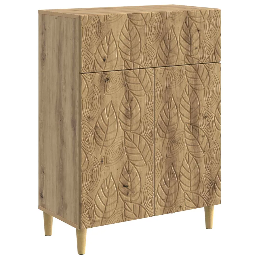 Buffet Chêne artisanal 66 x 34,5 x 90 cm Bois d'ingénierie - 2